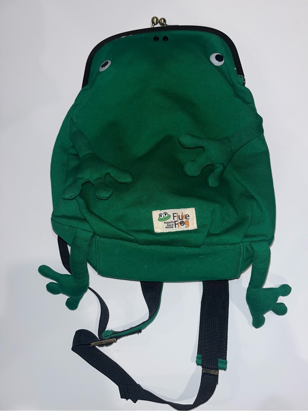GYM MASTER Fluke frog green mini backpack NWT